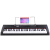 深港(ShenKong)電子キッドボンド61キーボードピアノ鍵盤成人琴初学入門教学琴多機能SK 680高尚黒【SK 680】＋Z型琴架＋礼包