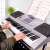 美乐斯(Miles)美乐斯9928电子キーボンド61キーボードはピアノのキーボードをそのままにして、初心者の専门の力を入れてキーボードの教育の电子ピノのコ—スの3电子のキーボンバーの黒色+赠り物のバッグを+琴を送って支えます。