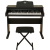 メロス（Miles）美楽斯9959電子キーボンド61キーボード液晶表示電子キーボンド強度教育はピアノのキーボードをそのままにする。电子キッドボンド+礼装バック+胡弓の腰挂け