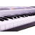 メロス（Miles）メロスMLS-9928エレクトリック61キーボードはピアノをそのままにした子供供の大人の教育の電子ピアノの電子キーボードボンボンです。シルバー+ギフトバクグ+オルガンホールダーを送ります。