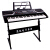 美乐斯(Miles)美乐斯MLS-9688电子キラー61キーボードはピアノのキーボードの専门の教育の电子ピアノの制限区域をまねて送る。三電子キーボンド＋礼装バケットは琴カバー＋琴の腰掛けを送ります。