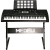 メートリ（MEDELI）電子キーボンド様61鍵盤盤の初心者娯楽試験レベルキーボンボン2911+マイク+琴架+琴カバーバー+教材+回転