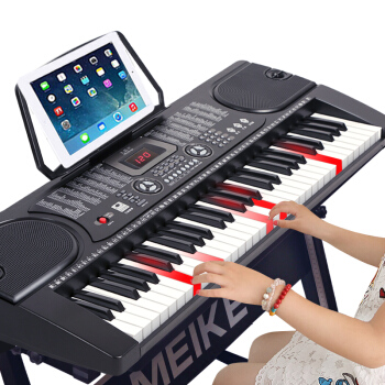 美科（MEIKEERGR）MK-2089知能教育電子ボンド成人児童初学入門61ピアノキーボード多機能小児専門専門門琴基礎版+大礼包+工型琴架
