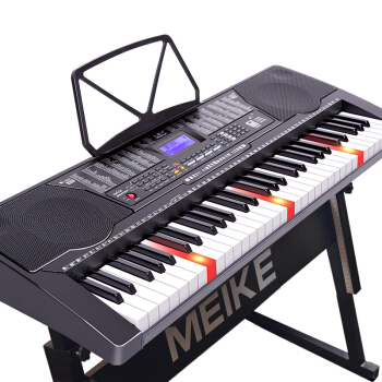 美科（MEIKERGR）MK-975（知能版）の点灯とピアノ61キーの多機能電子キーを弾きます。