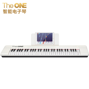 The ONE知能電子キーボンドAIR新品61キーボード電子ピアノ成人児童初学楽器ブルルトゥルス多機能白