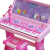 子ブタのペプシ子供電子キッドはマイクを持っています。女の子のおもちゃんの機の琴の赤ちゃんの誕生日プリセットの小ささされたピアノのマシンのピアノのブタのページを持っています。