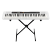カシオ61キーボード電子キーボンボンCT-S 100/CT-S 200/300ファンシーベルト子供家庭用初心者用ピアノ【琴包】CT-S 200白+Xラック+8大ギフトバクグ